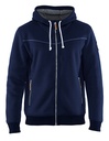 BLAKLADER hooded sweatshirt met rits 4933 marinebl m