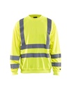 BLAKLADER sweatshirt high vis 3341 geel l