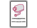 Pictogram CCTV waarschuwingsbord camerabewaking