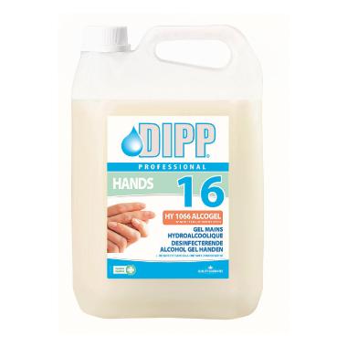 [1605] DIPP N°16 - desinfect.alcohol gel 5l hand