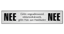 NEE/NEE reclame kunststof rvs look