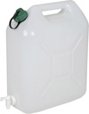 jerrycan 20l. "voeding" + kraan - wit