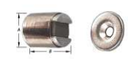 Magnetische punaises,m.vern.           11 mm - 2 kg (2st)
