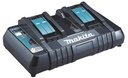 MAKITA DC18RD Duo snellader voor li-ion en ni-mh schuifaccu's van 9,6 t/m 18V