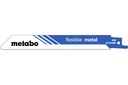 METABO 5 reciprozaagbladen,metaal,flexible, 150x0,9mm