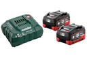 METABO basis-set 2 x lihd 5.5 ah