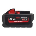 MILWAUKEE M18 hb8 accu high output 18v 8.0ah