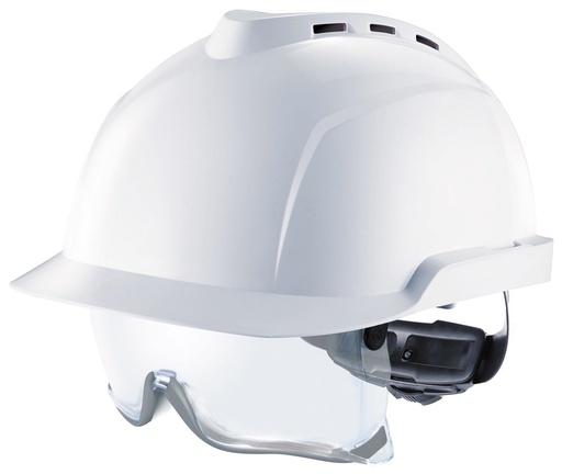 [6.16.874.00] MSA geventileerde helm v-gard 930 met bril wit
