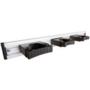 ophangsysteem rail 50 cm 3 clips