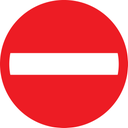 pict verboden inrijden pp 400