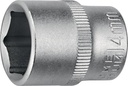 PROMAT steeksleutelbit din3124/iso2725 1/4 inch zeskant sw 8mm totale lengte 25,0 mm