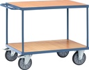 PROMAT tafelwagen 2 laadvlakken l1000xb600mm duifblauw, ral 5014 drgverm.600 kg
