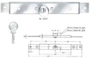 rolluikslot cilinder dikte  9.5mm