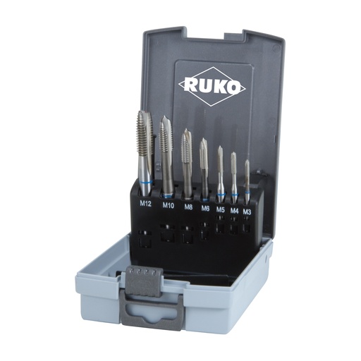 [245057RO] RUKO machinedraadtappenset hss m3-12  (7-dlg)