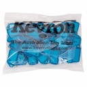 Kevron sleutellabel blauw 56x30mm (50stuks)