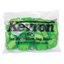 Kevron sleutellabel neon groen 56x30mm (50stuks)