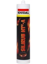 SOUDAL 300ml silirub ht-a (azijnzuurhoudend! - tot 285°c)