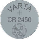 VARTA knoopcel cr2450 3 v 560 mah cr2450 24,5 x 5,0 mm 1st./blister