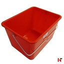 verfemmer kunststof 7 liter rood 26x19,5x19cm