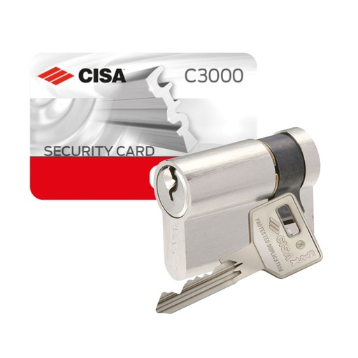 [YB1.0N314] CISA C3000 Euro-profiel halve cylinder SKG**