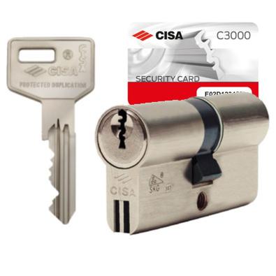CISA C3000-S Euro-profiel knop-cylinder duo-functie SKG***
